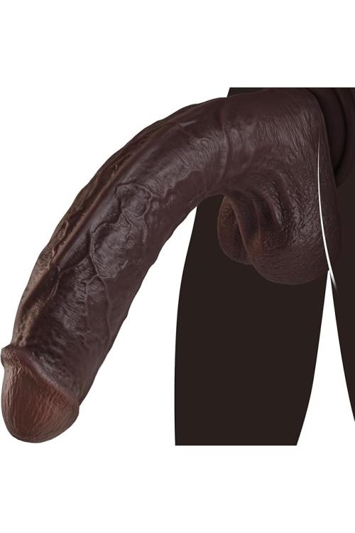 11 Inch Realistic BBC Dildo – Skin-Like Silicone, Strong Suction Cup, Extra Thick for Deep Pleasure